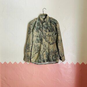 RealTree Prairie Ghost Montana Camo Button Down Size Small